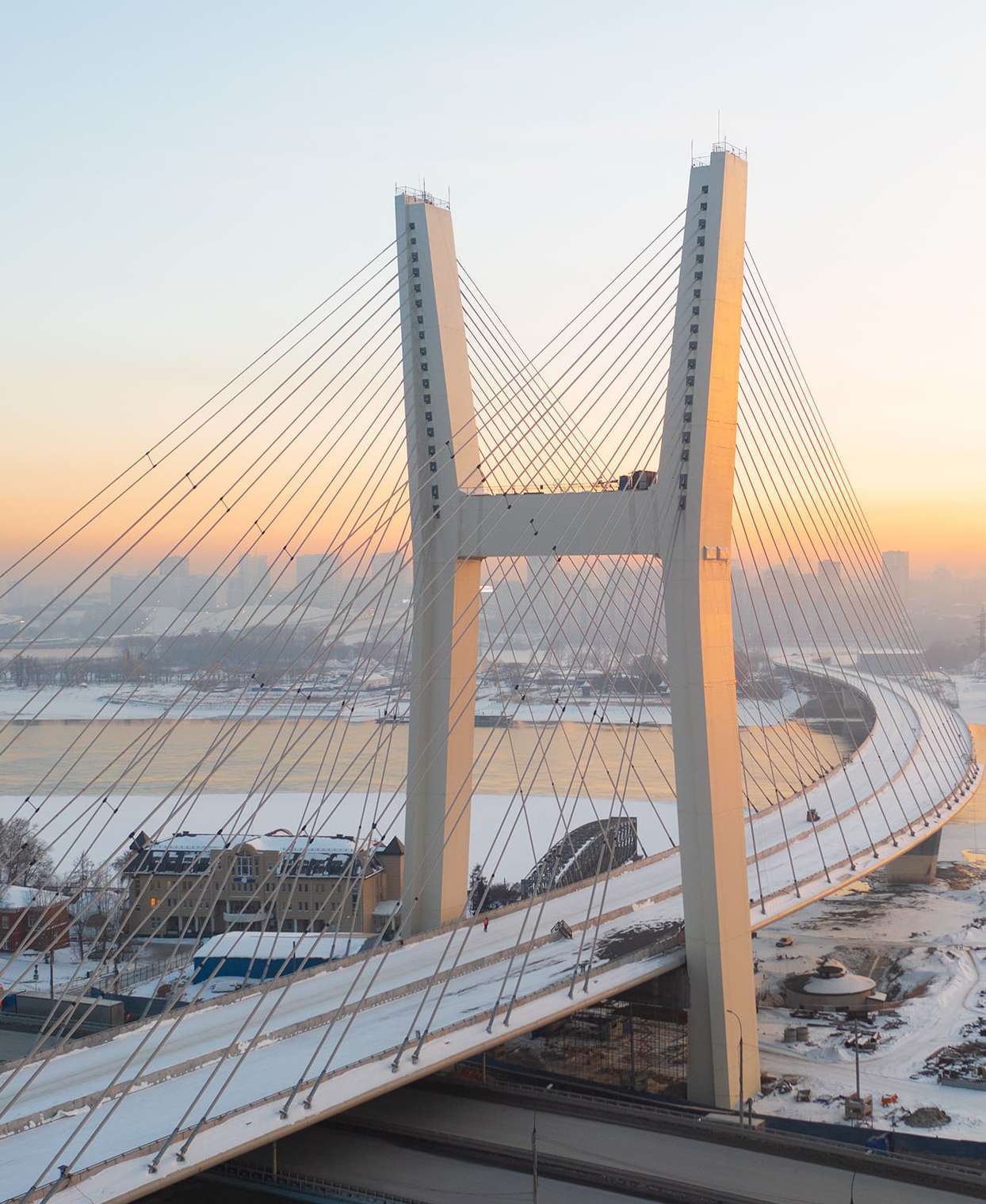 Центральный мост через реку Обь, Новосибирск